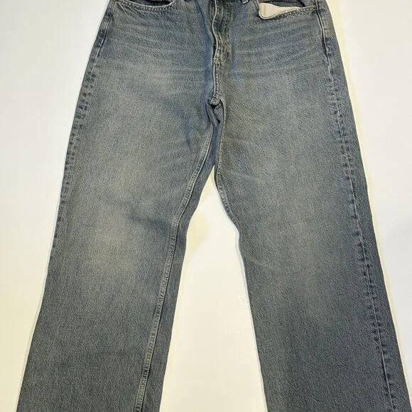 Full Length TRF Mid-Rise Wide Leg Jeans - Picture 2 of 4